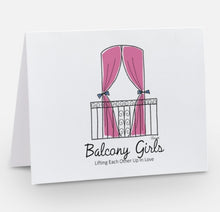 Balcony Girls Note Cards