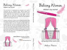 Balcony Women: An Inspirational Small Group Guide for Widows & Journal