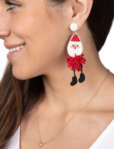 Holiday Earrings (Santa, Reindeer, Snowman, Spider, Ghost)